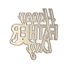 1Set Happy Father Day Metal Cutting Dies DIY Stamps Embossing Scrapbooking Decor