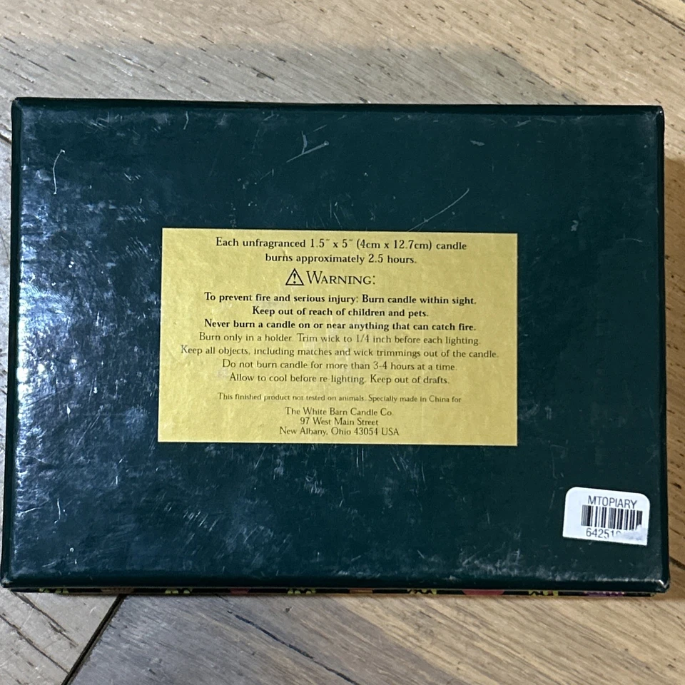 The White Barn Candle Co. - Topiary Candle Trio - Celebrate The Season - Image 2 of 3