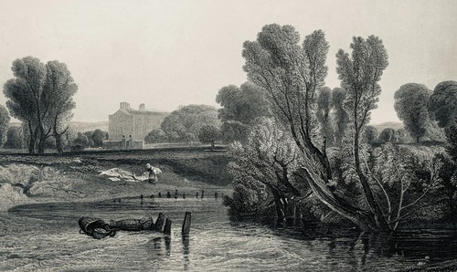 c1879 Antique Print ON THE RIVER THAMES by J.M.W. Turner R.A - 第 1/3 張圖片