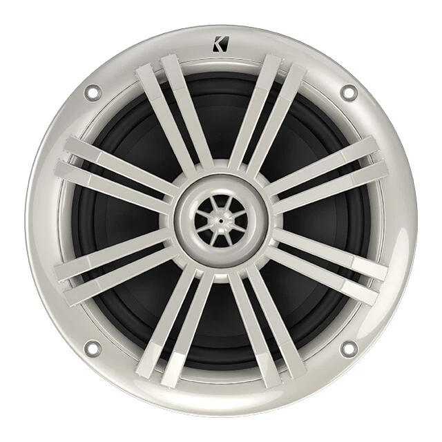 Kicker KM604W Km Series 4 Ohm 6.5 Inch White Marine Coaxial
