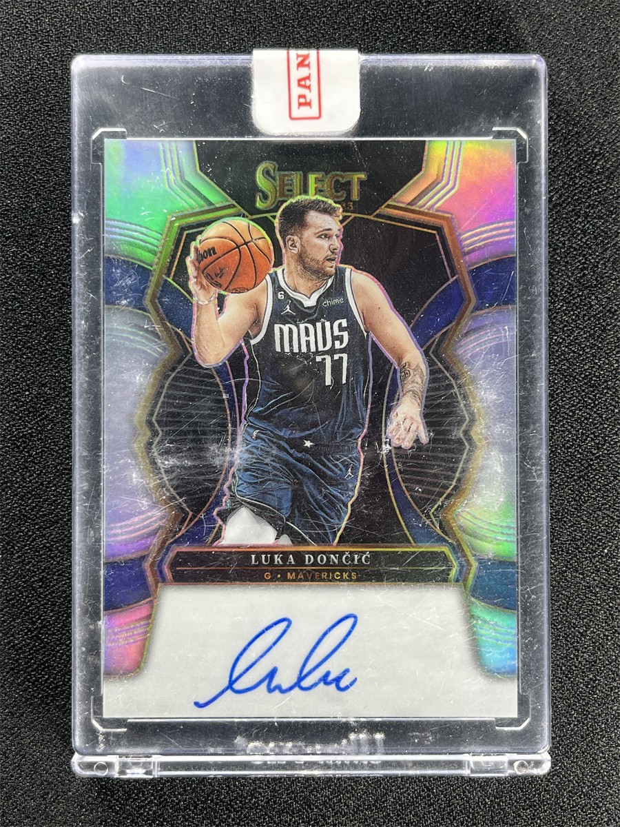 2022-23 Panini Select Luka Doncic #S-LKD Silver Prizm Signatures Auto /99 view 1