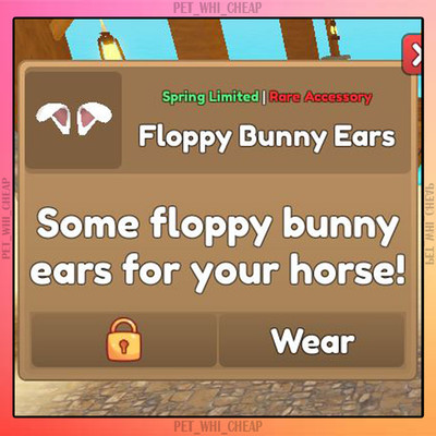 Wild Horse Islands   Spring Limited Floppy Bunny Ears  