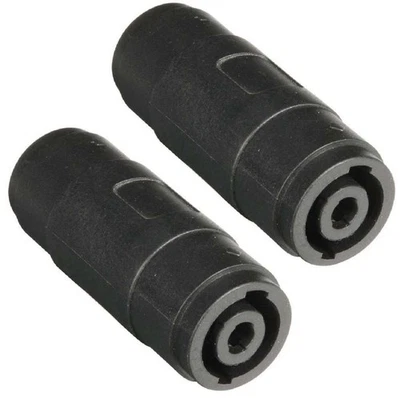 2x Adam Hall K4ASM4SM4 Speaker Verbindungsadapter Kupplung 4-pol Kabel Verbinder