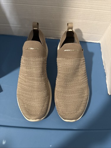Zapatos informales Skechers para hombre Matera graftel tejidos sin cordones de espuma viscoelástica talla 11,5
