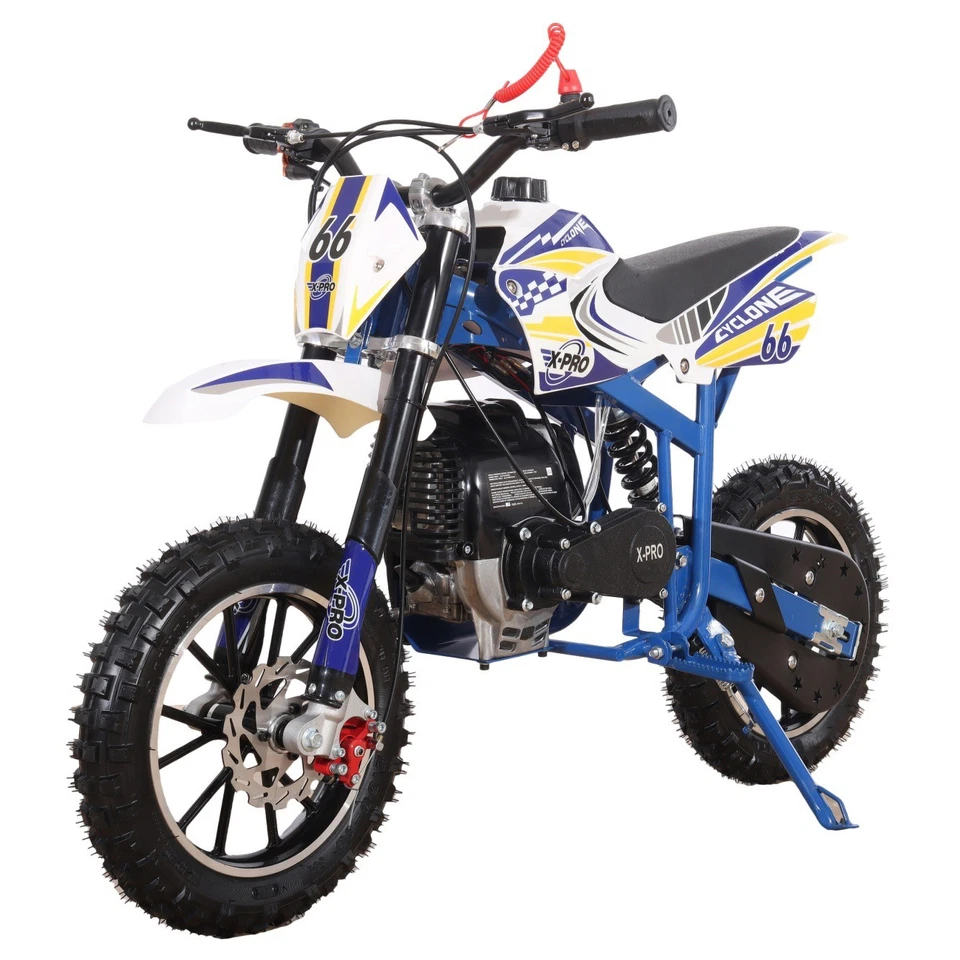 X-PRO 40cc Dirt Bike 4 tiempos a gasolina niños mini pit bike motocicleta todo terreno Foto 4 de 4