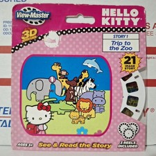 View Master Hello Kitty 3-D Adventures Trip To The Zoo 3 Reels 2013 Sealed New 2