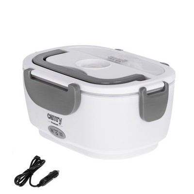 Beheizbare Lunchbox Warmhalterbox DC12 V & AC230 V Grau Camry CR4483