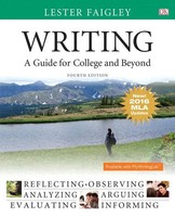 Writing: A Guide For College And Beyond, Mla Update Edition Lester Faigley Buch