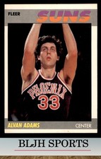 1987-88 Fleer #2 Alvan Adams Phoenix Suns (1A1)