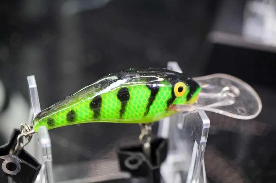 Cabela's Lee Sisson Tipo Señuelo, Color Tigre de Fuego PESCA VERDE NEÓN RAYAS CALIENTES Foto 2 de 4