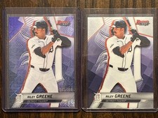 2025 Bowman's Best Detroit Tigers Riley Greene Purple Refractor #/250 + Base 🐅