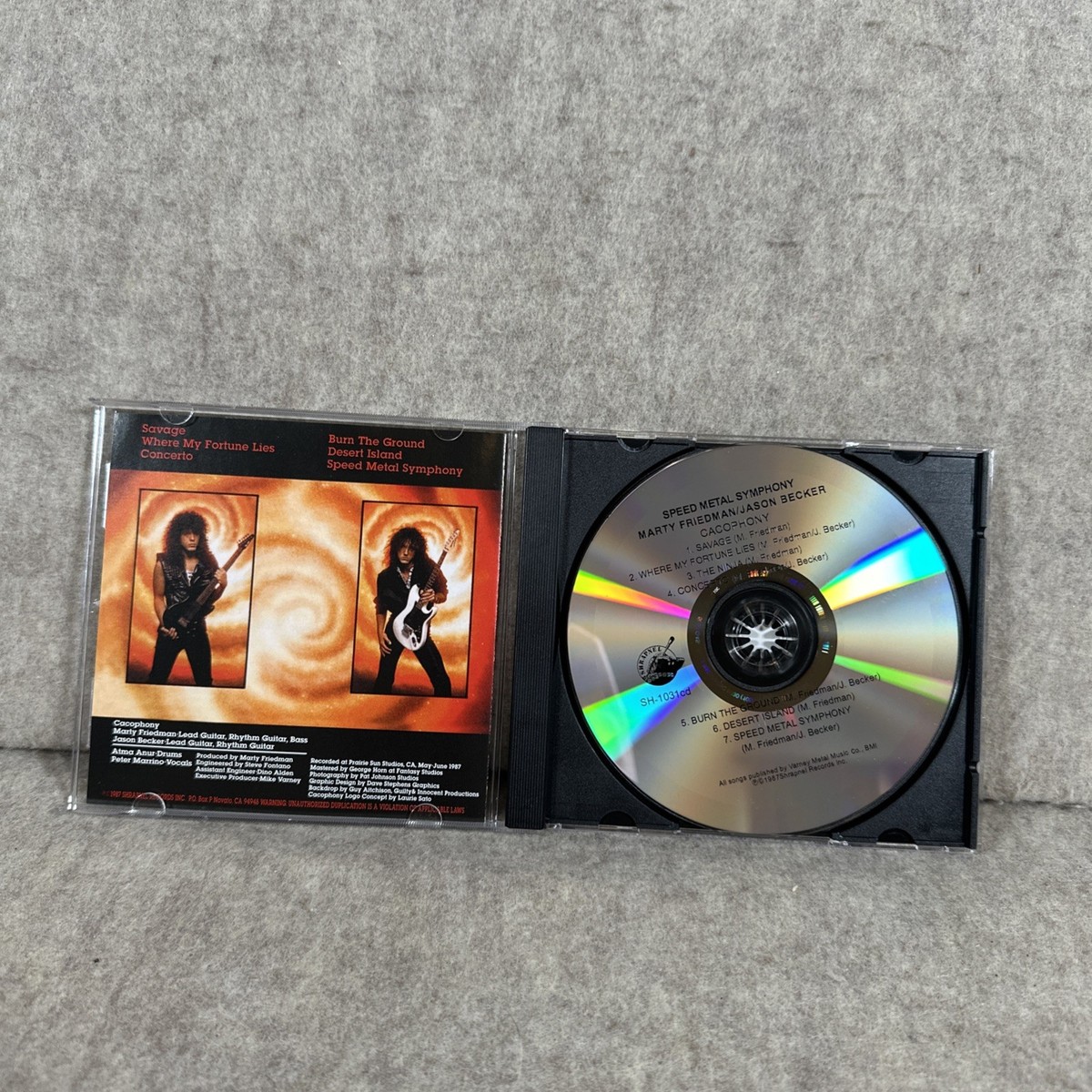 CACOPHONY Speed Metal Symphony CD Shrapnel Records - Marty