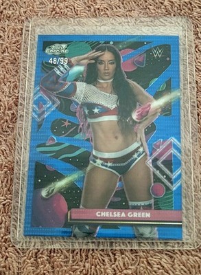 Chelsea Green /99 Blue WWE Topps Cosmic Chrome 2026 - WWE Trading Cards