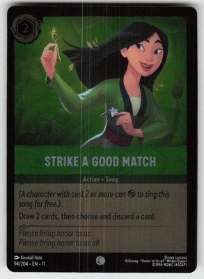 GGC - 12 Cold Foil Strike a Good Match 94/204 Common Winterspell