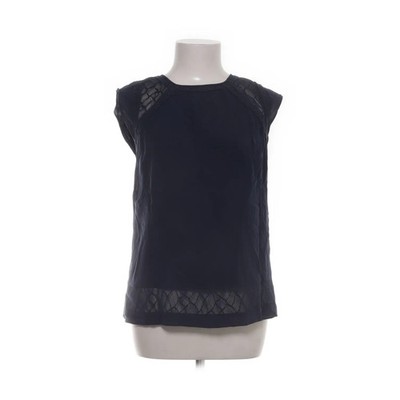 Warehouse, Top, Größe: 38, Blau, Baumwolle/Polyester/Viskose, Einfarbig #b2u