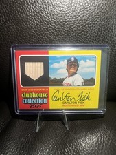 2024 Topps Heritage Clubhouse Collection Bat Relic Auto /25 Boston Red Sox