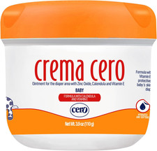 Crema Diaper Rash Cream for Baby with Zinc Oxide and Calendula High-Strength