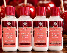 4x Bath Body Works WINTER CANDY APPLE Body Lotion Lot x 4 Sealed Gifts