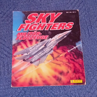 Panini SKY FIGHTERS Militär Flugzeuge Sammelsticker Album Deutsch unvollständig