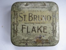 Ogdens St Bruno Flake Tobacco tin EMPTY