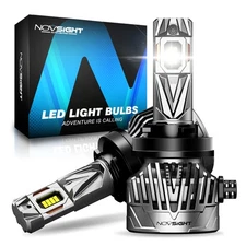 NOVSIGHT H8 H9 H11 LED Headlight Bulbs High Low Beam 6500K Bright White 30000LM