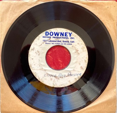 THE ROLLING STONES Unique Downey Records Metal Acetate Little Red Rooster