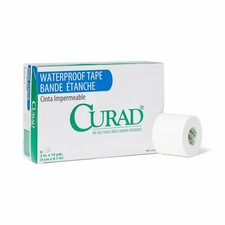 Medline Curad Waterproof Adhesive Tape 2 X 10 Yd White Of 6 Rolls