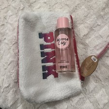 VICTORIA  S SECRET PINK WARM  COZY FRAGRANCE BODY MIST SPRAY SPLASH 8.4 oz Bag