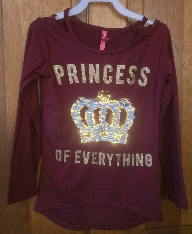 Cute 4 U Girl's Sequin Top-Size 4