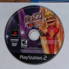 Buzz The Mega Quiz Playstation 2 Sony Tested and Works
