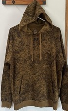Under Armour Mens Hoodie Small Camo Brown Coyote Rival Fleece Pullover EUC