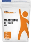 BulkSupplements Magnesium Citrate Powder - 3.5g per Serving