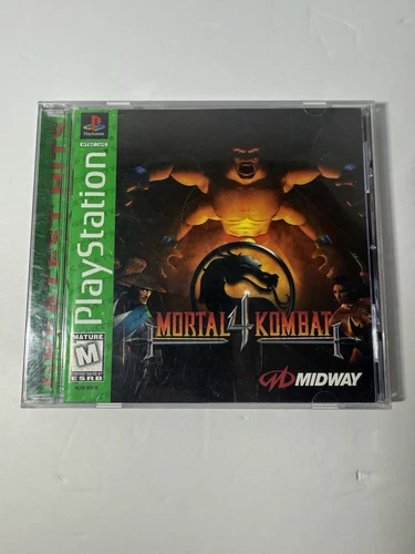Mortal Kombat 4 - Greatest Hits - PlayStation 1 CIB - Tested and Working