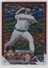 2023 Topps Series 2 Red Foil /199 Aaron Civale #433 kq9