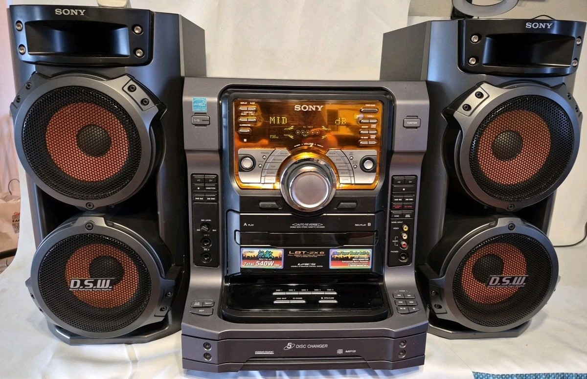 Sony LBT-ZX66i Muteki H-Fi Music System - Black for sale online | eBay