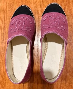 Chanel Pink Espadrilles | eBay
