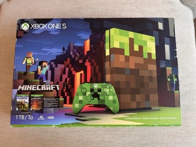 Xbox One S Minecraft Bundle 1TB Limited Edition Console Factory