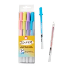 SAKURA 58351 16pc Souffle Assorted 3D Opaque Ink Pen Set Cube Collection