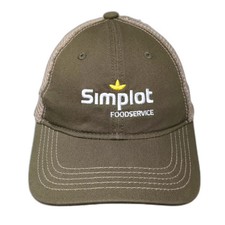 District Trucker Hat Green Beige OS Simplot F...