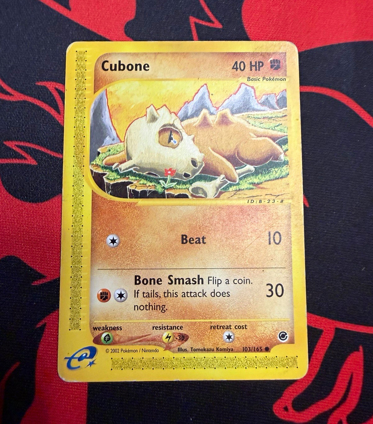 Pokemon TCG Cubone 103/165 Expedition Base Set 2002 Regular Common 40 HP