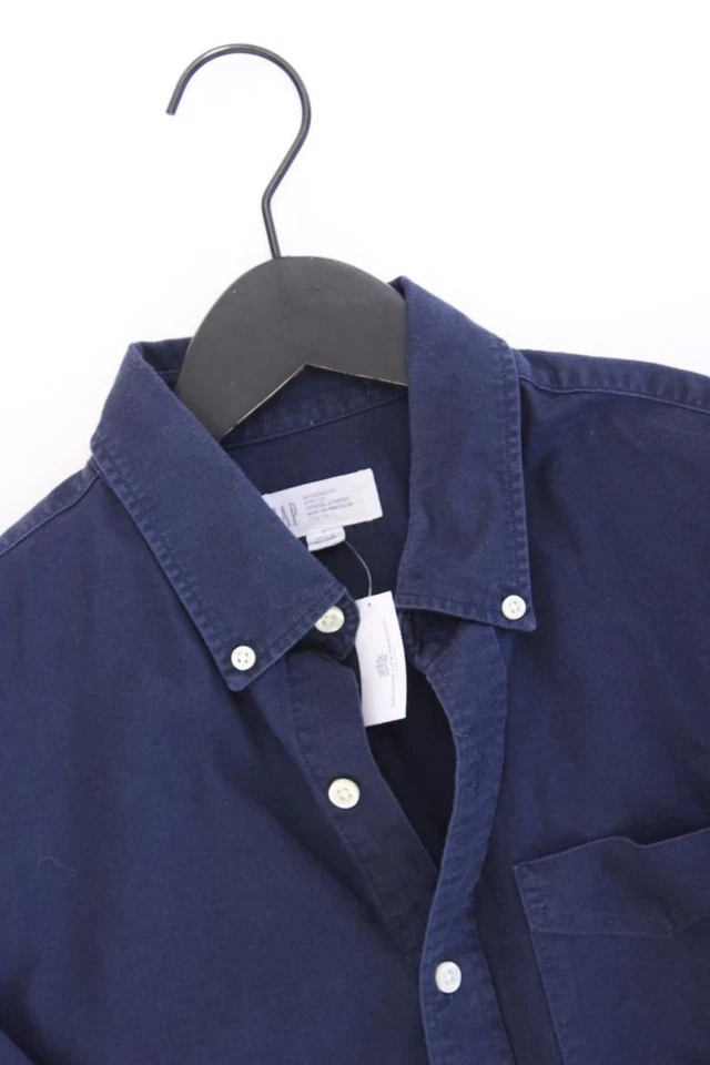 ✅ GAP camicetta per uomo taglia 46, S blu di cotone ✅ - Immagine 2 di 4