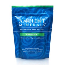 Ancient Minerals Magnesium Bath Flakes Forest 26.5 Ounce Pack of 1 , Green