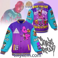 Chris Brown HFN Baseball Jacket What You Got For Me To Try