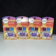 PACK OF 4-Febreze LUXE Plug In Scented Oil Refills SUMMER GOLDEN HOUR