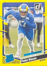 2023 Donruss Rated Rookies#357 Puka Nacua Yellow Press Proof
