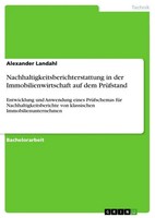 Nachhaltigkeitsberichterstattung In Der Immobilienwirtschaft Auf Dem PrüFstand
