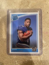 2018 Panini Donruss Rated Rookie Saquon Barkley #306 New York Giants Card. rookie card picture