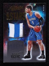 2015-16 Panini Absolute NBA Stars Materials Prime 18/25 Nikola Vucevic #30 oh5