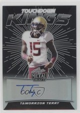 2021 Leaf Metal Draft Black Rainbow 2/15 Tamorrion Terry #TK-TT2 Auto g5j