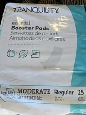 Tranquility Booster Pad 12 X 14 Inch Flow-Through Pad 25 Ct